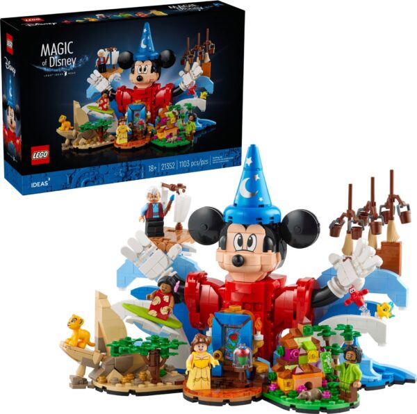 LEGO® Ideas - Magia Disney 21352, 1103 piese