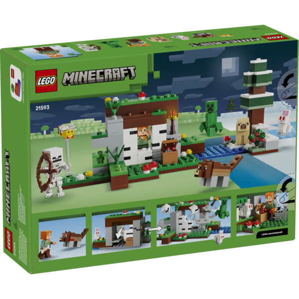 LEGO Minecraft - Prima aventură pe timp de noapte 21593, 301 piese