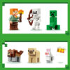 LEGO Minecraft - Prima aventură pe timp de noapte 21593, 301 piese
