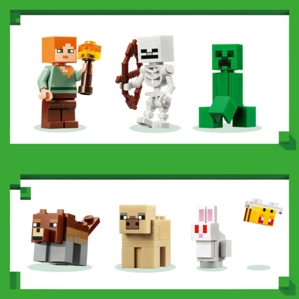 LEGO Minecraft - Prima aventură pe timp de noapte 21593, 301 piese