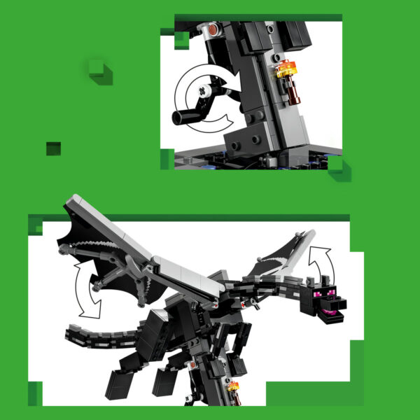 LEGO Minecraft - Dragonul Ender 21595, 710 piese