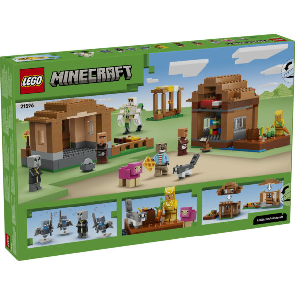 LEGO Minecraft - Atacul Evocatorilor asupra satului 21596, 607 piese