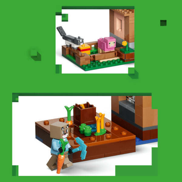LEGO Minecraft - Atacul Evocatorilor asupra satului 21596, 607 piese