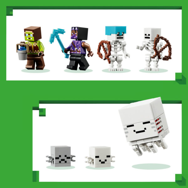 LEGO Minecraft - Stație de mobi Ghast 21597, 754 piese