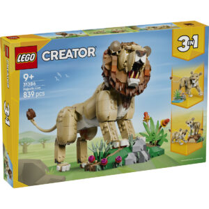 LEGO Creator - Animale sălbatice: Leu maiestuos 31386, 839 piese