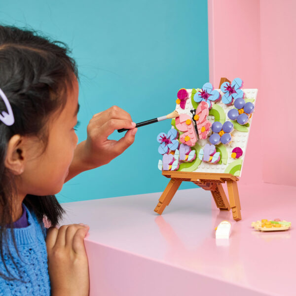 LEGO Creator - Tablou decorativ cu artă florală 31390, 348 piese