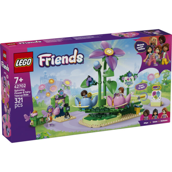 LEGO Friends - Floare rotitoare și ceașcă pentru zâne 42702, 321 piese