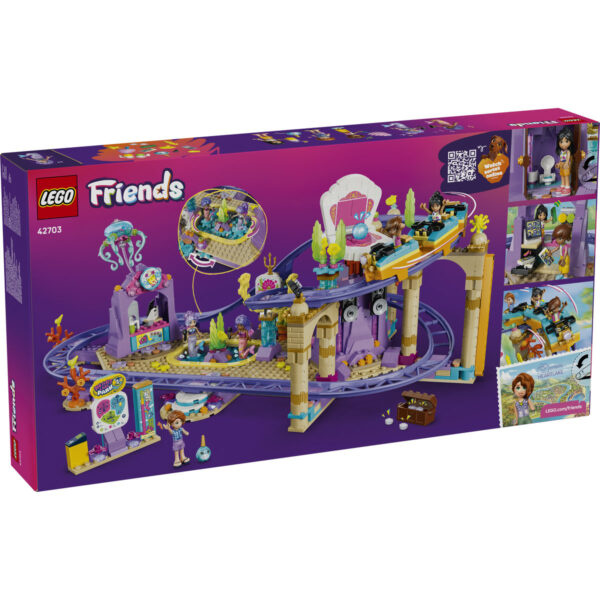 LEGO Friends - Roller-coaster cu sirene 42703, 864 piese
