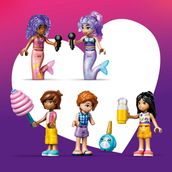 LEGO Friends - Roller-coaster cu sirene 42703, 864 piese