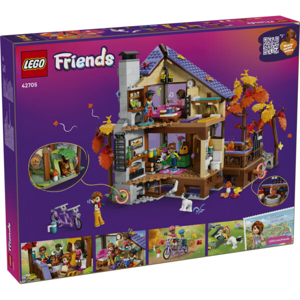 LEGO Friends - Cabană primitoare în pădure toamna 42705, 1229 piese