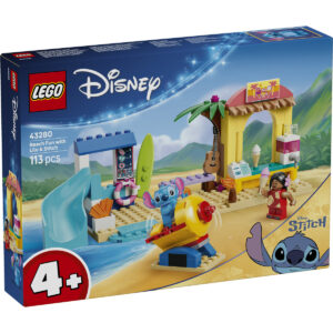 LEGO Disney - Distracție pe plajă cu Lilo și Stitch 43280, 113 piese