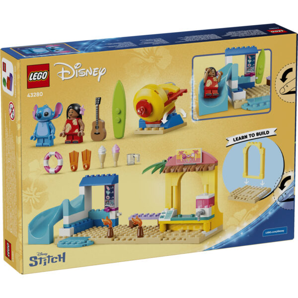 LEGO Disney - Distracție pe plajă cu Lilo și Stitch 43280, 113 piese