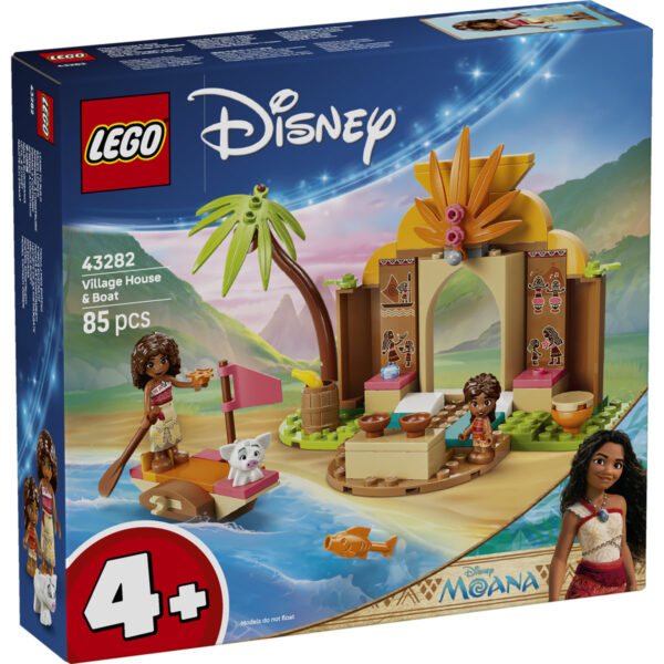 LEGO Disney - Casă tradițională și bărcuță 43282, 85 piese