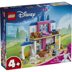 LEGO Disney - Castelul cu animăluțe al Cenușăresei 43283, 149 piese