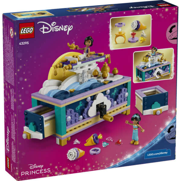 LEGO Disney - Cutia cu bijuterii a lui Jasmine 43295, 458 piese
