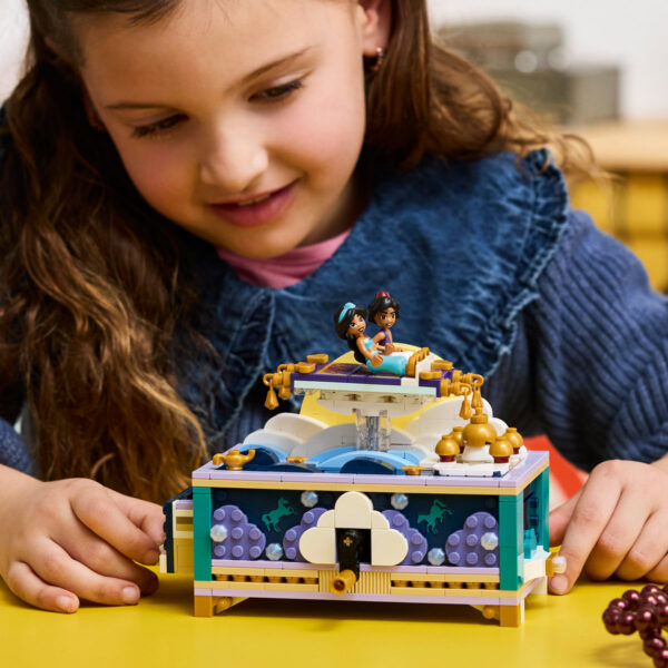 LEGO Disney - Cutia cu bijuterii a lui Jasmine 43295, 458 piese