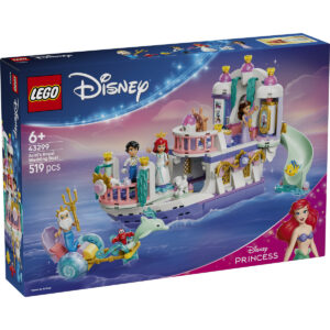 LEGO Disney - Barca nunții regale a lui Ariel 43299, 519 piese