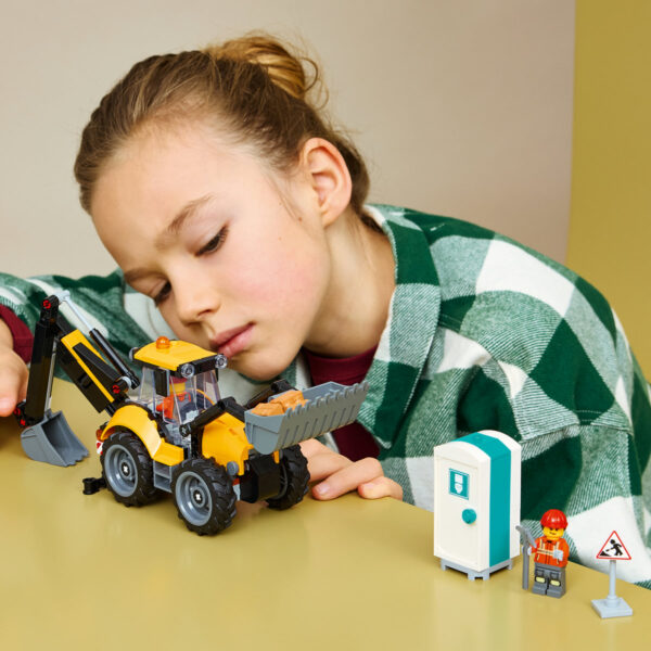 60480-lego-city-3 LEGO City - Buldoexcavator galben 60480, 301 piese