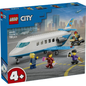 LEGO City - Avion cu reacție pentru pasageri 60492, 118 piese
