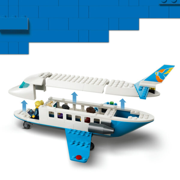 LEGO City - Avion cu reacție pentru pasageri 60492, 118 piese