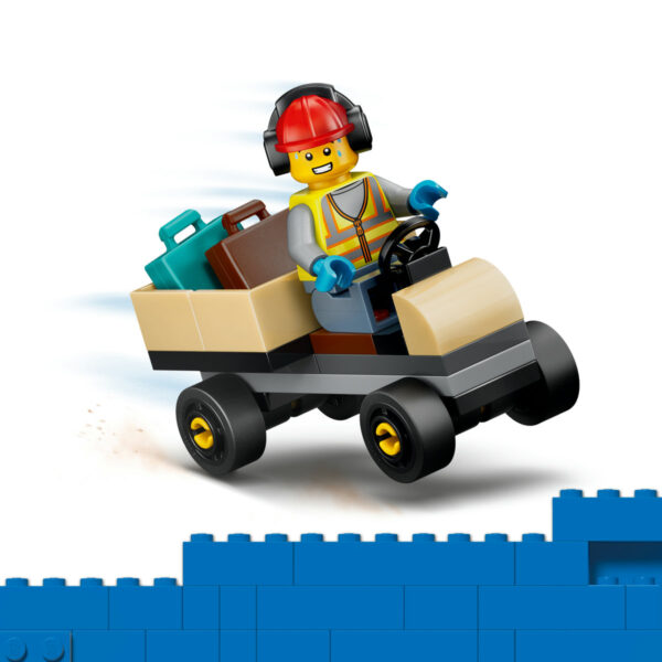 LEGO City - Avion cu reacție pentru pasageri 60492, 118 piese
