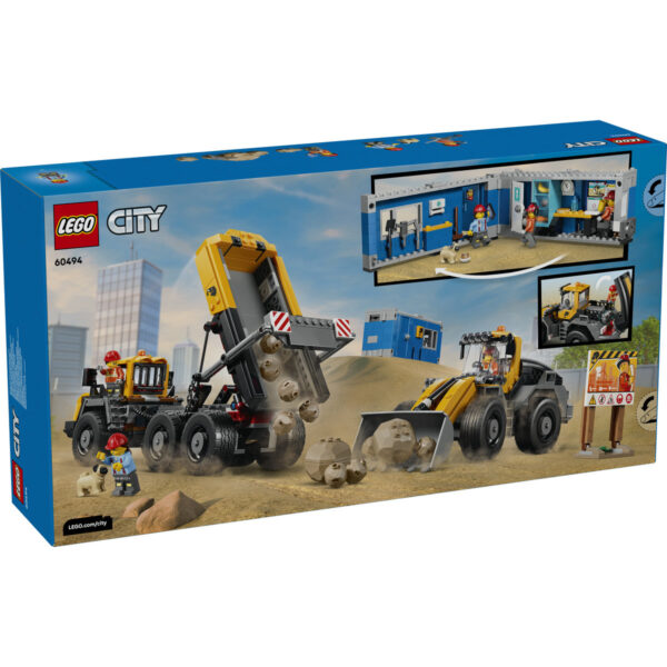 LEGO City - Camion basculant și încărcător frontal 60494, 1132 piese