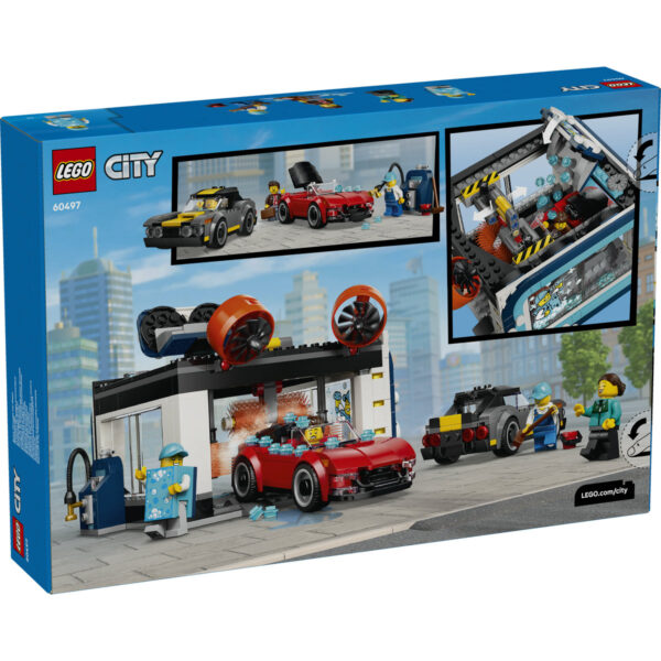 LEGO City - Spălătorie auto drive-thru 60497, 583 piese