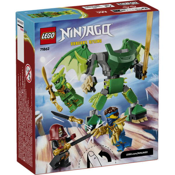 LEGO Ninjago - Pachet de luptă cu robotul dragon al lui Lloyd 71862, 81 piese