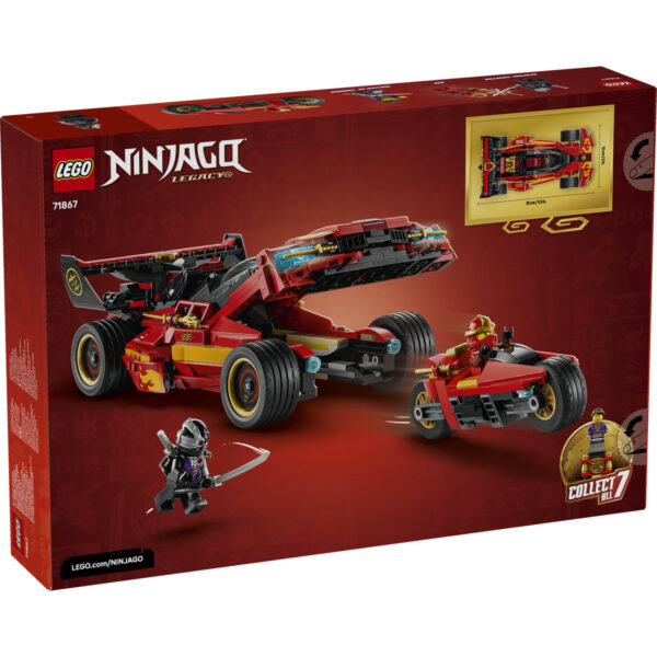LEGO Ninjago - X-1 Ninja Charger la a 15-a aniversare 71867, 691 piese