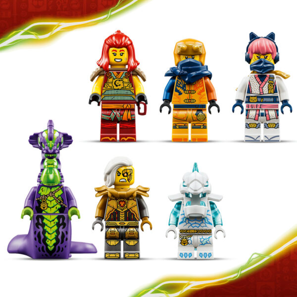 LEGO Ninjago - Robotul dragon transformator al lui Wyldfyre 71868, 821 piese