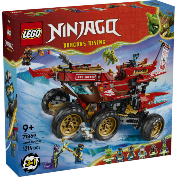 LEGO Ninjago - Bounty de teren 71869, 1214 piese
