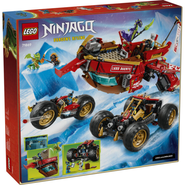 LEGO Ninjago - Bounty de teren 71869, 1214 piese