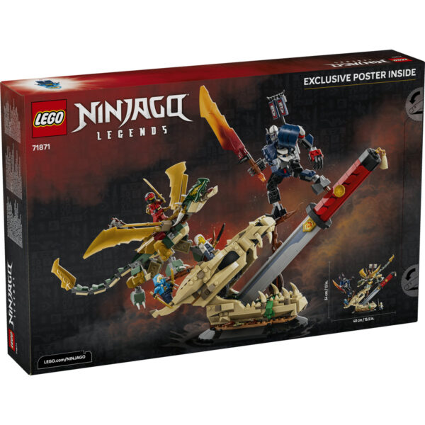 LEGO Ninjago - Bătălia de la Sabia Dragonului 71871, 1016 piese