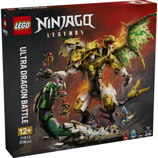 LEGO Ninjago - Impresionanta bătălie a dragonului 71872, 2178 piese