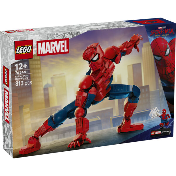 LEGO Marvel Super Heroes - Figurină erou Omul Păianjen 76346, 813 piese