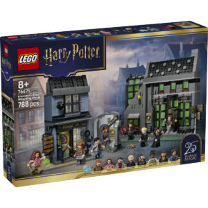 LEGO Harry Potter - Magazinele de vrăjitorii de pe Aleea Nocturnă 76471, 788 piese