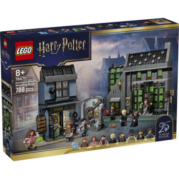 LEGO Harry Potter - Magazinele de vrăjitorii de pe Aleea Nocturnă 76471, 788 piese