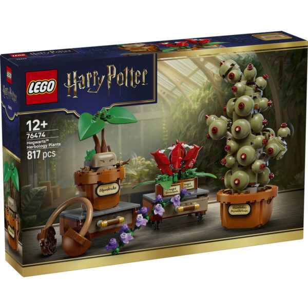 LEGO Harry Potter - Plante pentru ora de ierbologie de la Hogwarts 76474, 817 piese