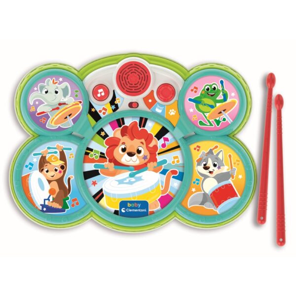 Clementoni - Toba muzicala cu animalute si butoane interactive - CL17598
