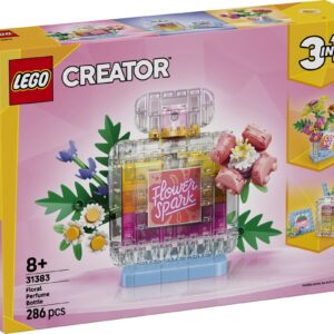 LEGO® Creator 31383 - Sticla de parfum cu flori decorativa (3 in 1)