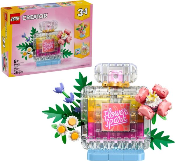 LEGO® Creator 31383 - Sticla de parfum cu flori decorativa (3 in 1)