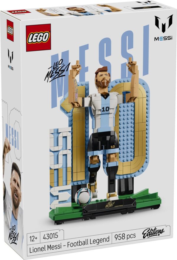 LEGO® Editions - Lionel Messi – Legenda a fotbalului 43015, 958 piese