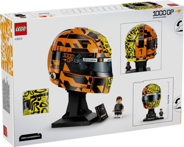 Lego Editions 43023 - Casca lui Lando Norris McLaren Mastercard F1 Team, 793 piese