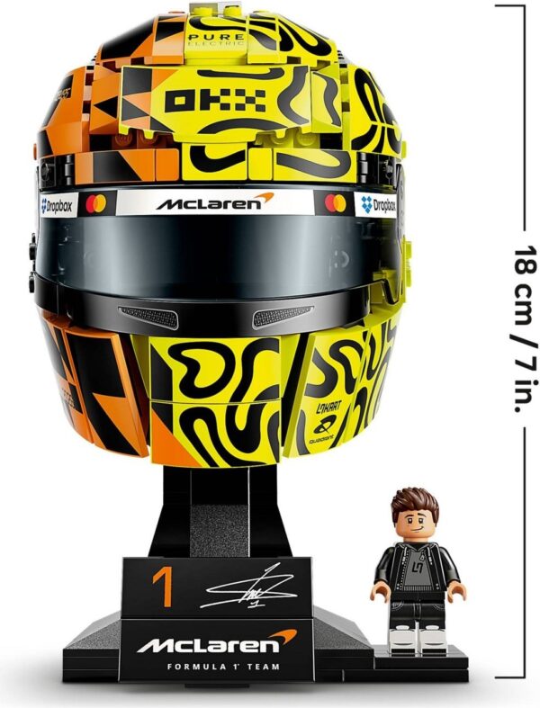 Lego Editions 43023 - Casca lui Lando Norris McLaren Mastercard F1 Team, 793 piese