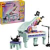 LEGO® Creator 31392 - Pian decorativ cu o pisica (3 in 1)