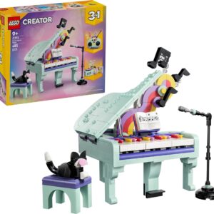 LEGO® Creator 31392 - Pian decorativ cu o pisica (3 in 1)