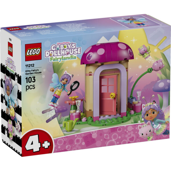 LEGO Gabby s Dollhouse - Căsuța din grădină a Miau-Zânei 11212, 103 piese