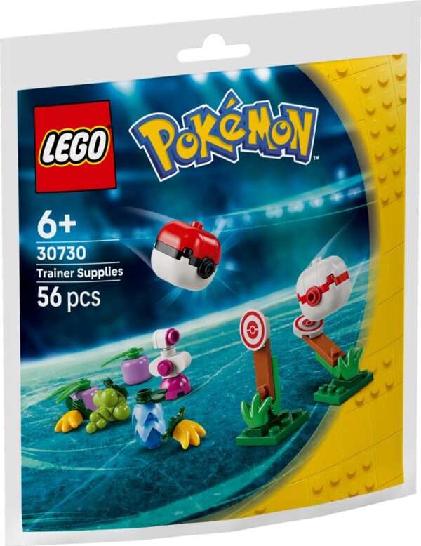 LEGO Pokemon - Echipamente pentru antrenori 30730, 56 piese