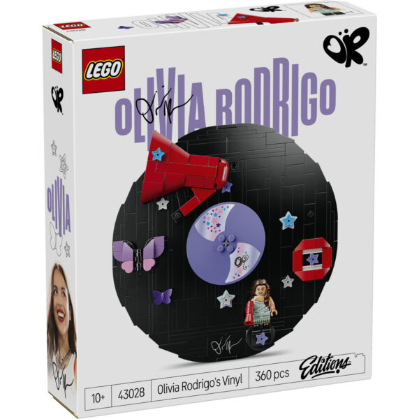 LEGO Editions - Disc de vinil cu Olivia Rodrigo 43028, 360 piese