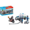 Playmobil - Jucarie de rol politisti in urmarirea hotului - PM71811